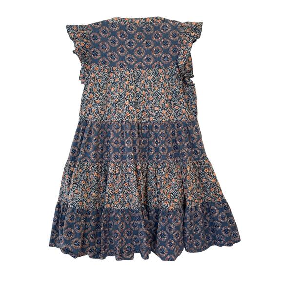 Roller Rabbit Blue and Orange Midi Dress - Picture 8 of 10